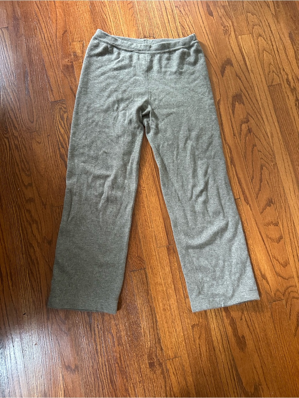 Neiman Marcus 100% Cashmere Lounge Pants with Visible Mending